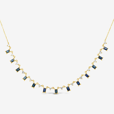 drops by the yard diamond and sapphire necklace