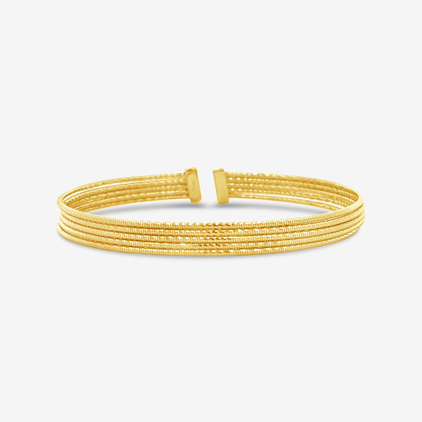 five gold bangles cuff bracelet
