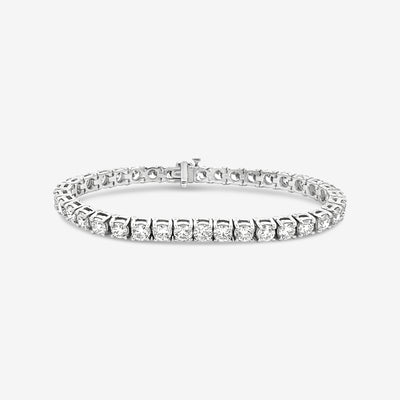 Straight Line “Classic” Diamond Tennis Bracelet