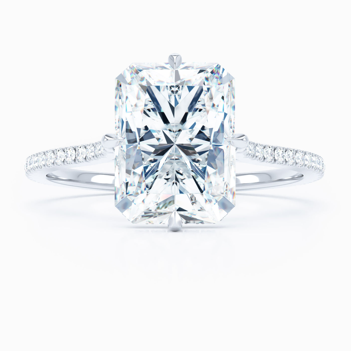 Compass Radiant Engagement Ring