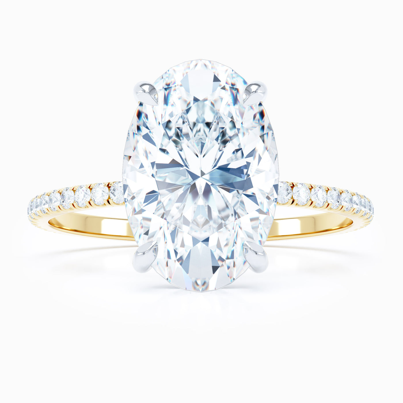 Delicate Oval Engagement Ring