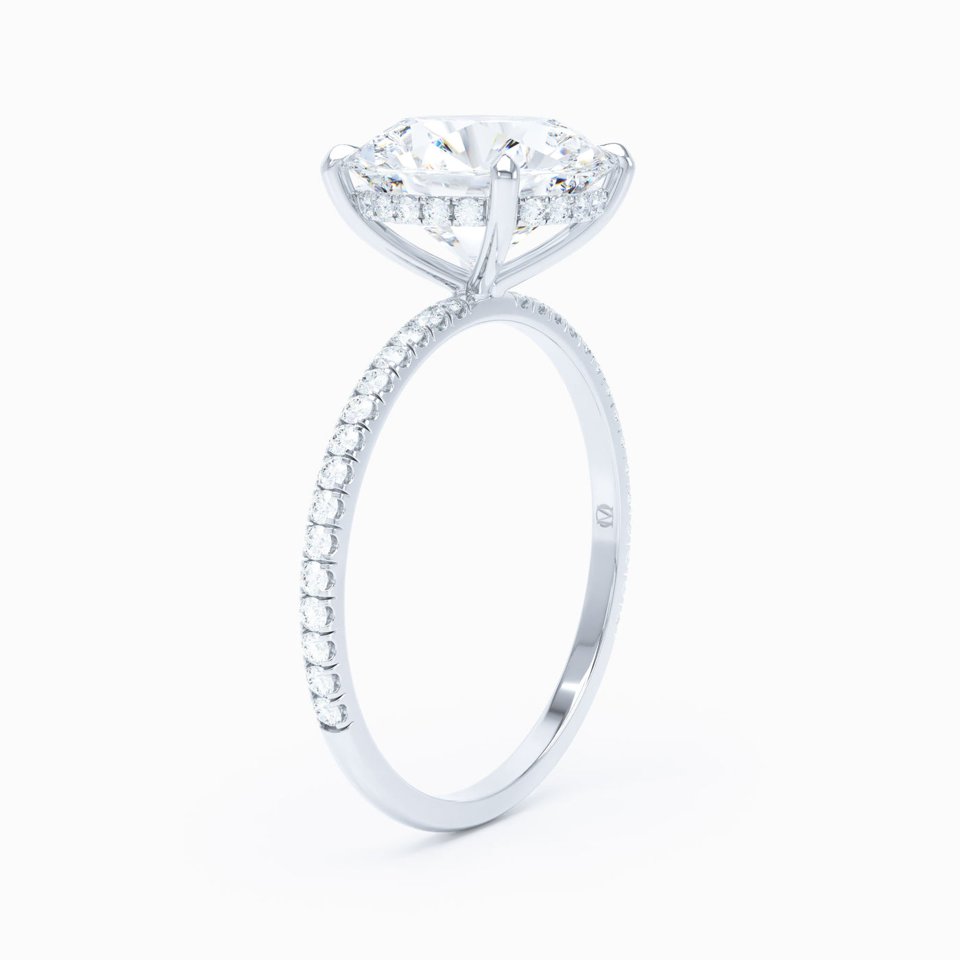 Delicate Round Engagement Ring