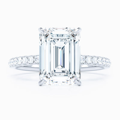 Salute Emerald Cut Engagement Ring
