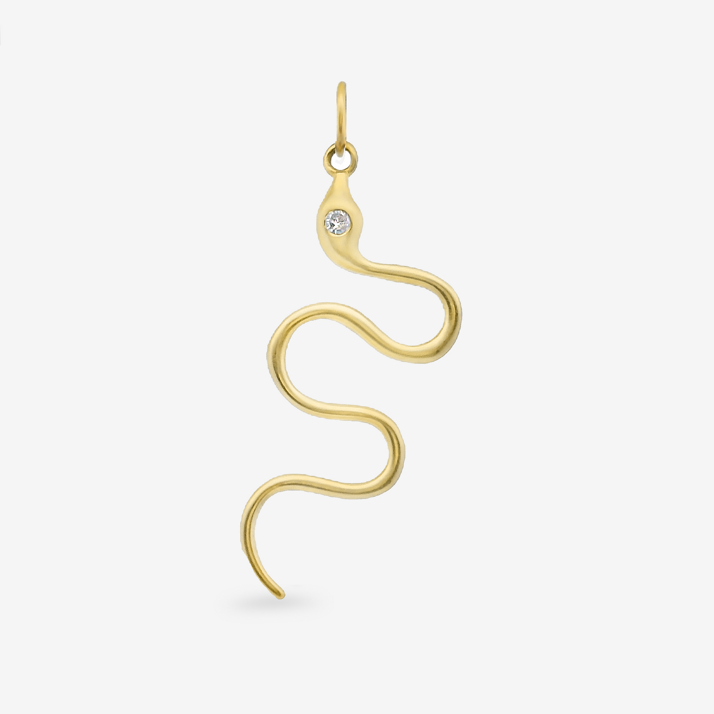 0.05CT Diamond Snake Charm