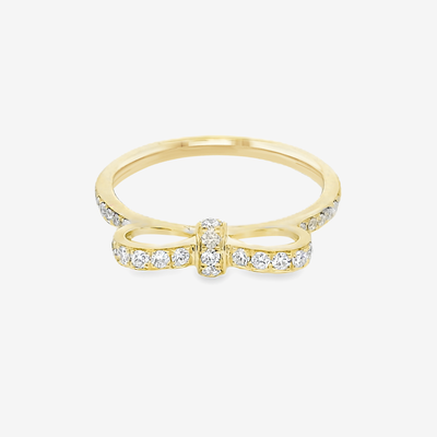 0.25CT Diamond Bow Ring