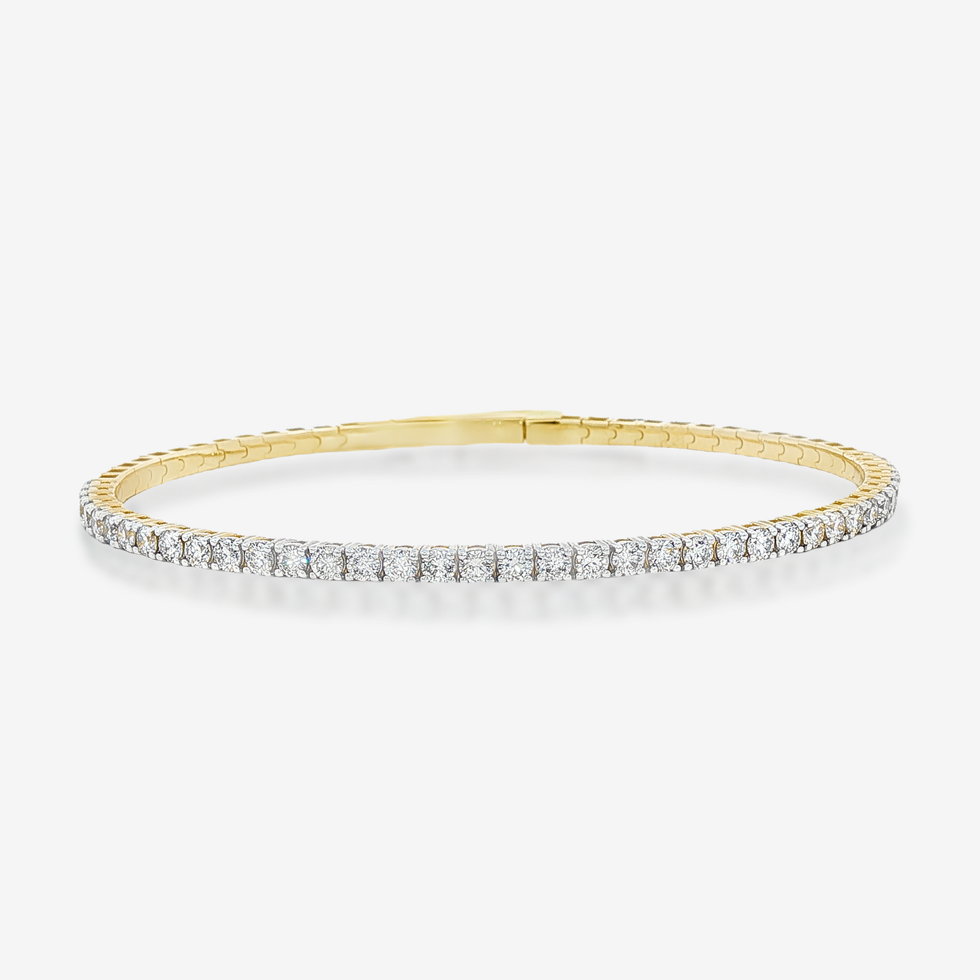 1.75CT Halfway Flex Bangle Bracelet