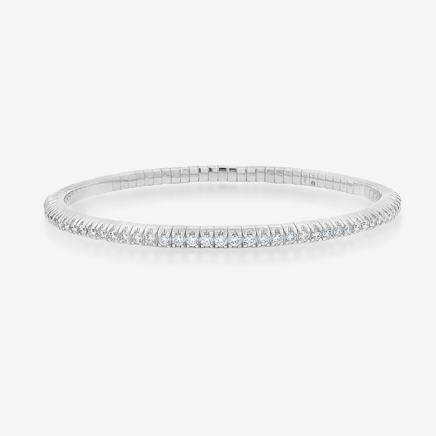 1.80CT Diamond Eternity Flex Bangle Bracelet