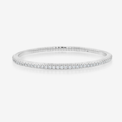 1.80CT Diamond Eternity Flex Bangle Bracelet