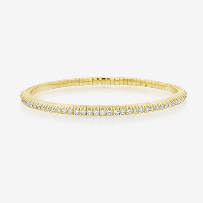 1.80CT Diamond Eternity Flex Bangle Bracelet