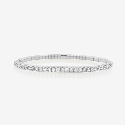 1.85CT Halfway Flex Bangle Bracelet