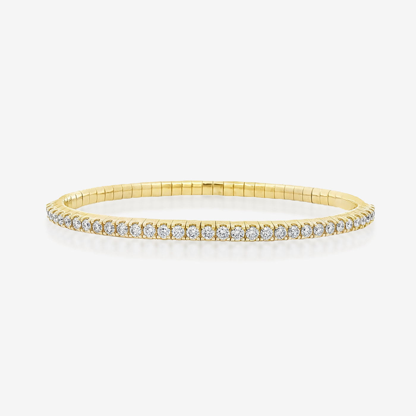 1.85CT Halfway Flex Bangle Bracelet