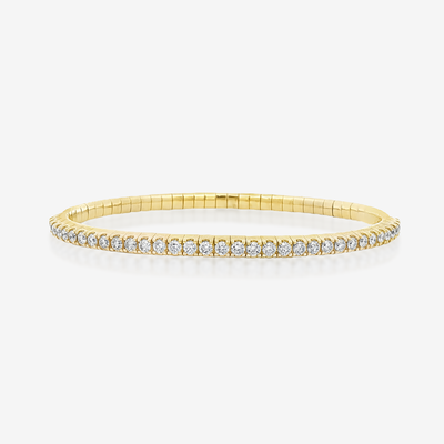 1.85CT Halfway Flex Bangle Bracelet
