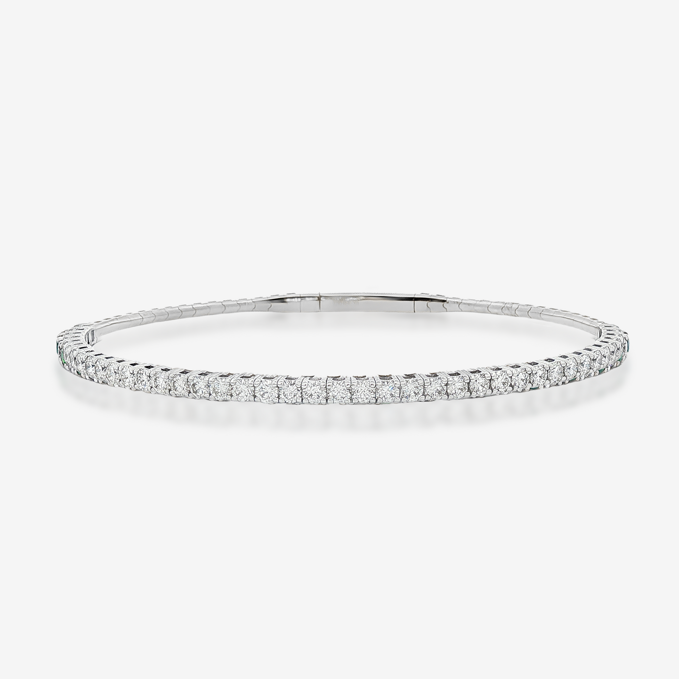 1.95CT Halfway Flex Bangle Bracelet