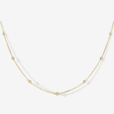 13 Diamonds By The Yard 0.50CT Necklace