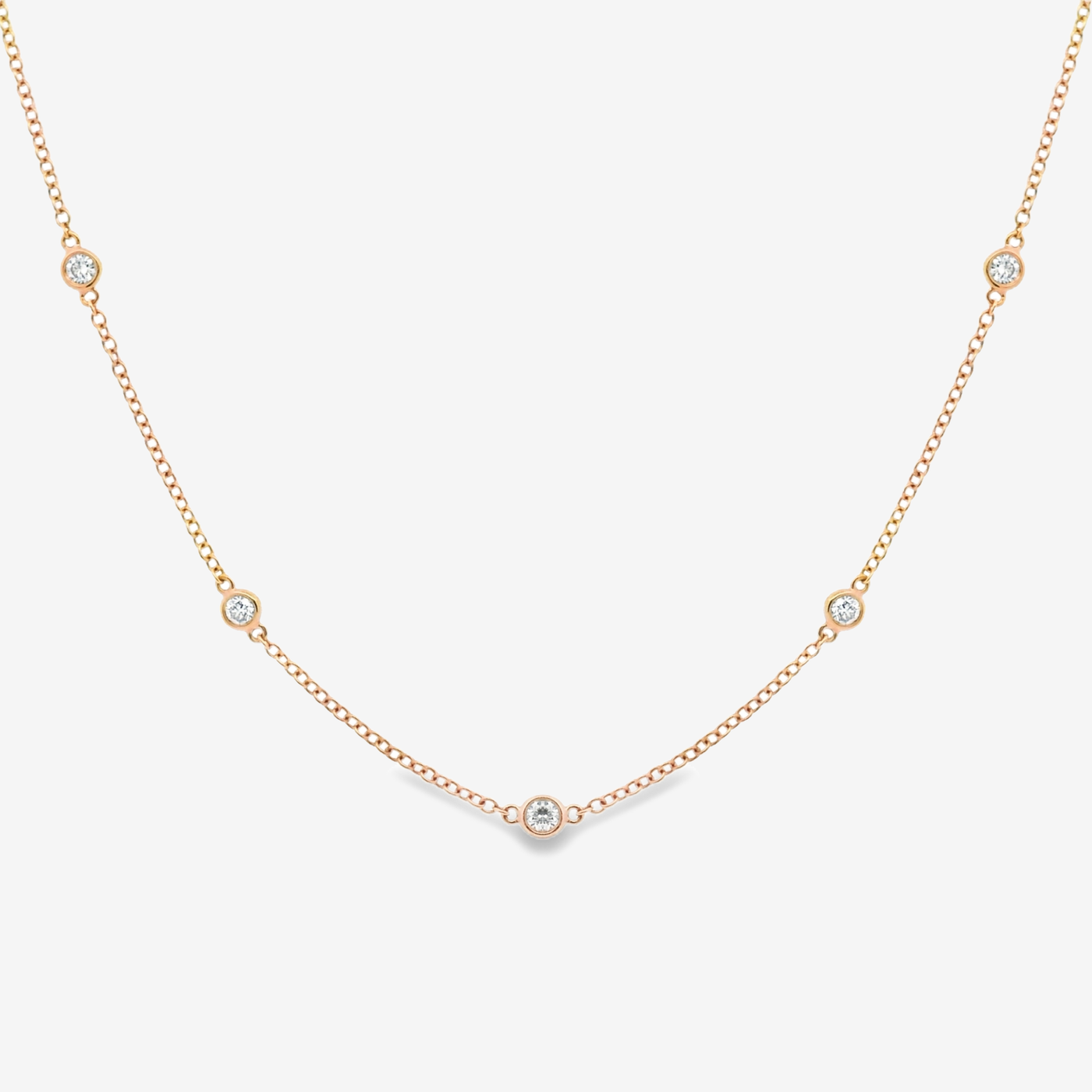 13 Diamonds By The Yard 0.95CT Necklace