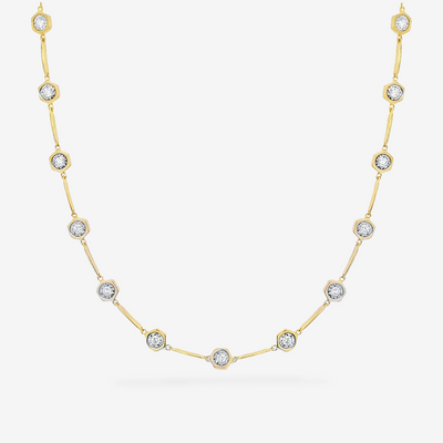 13 Illusion Set Diamond By The Yard Necklace
