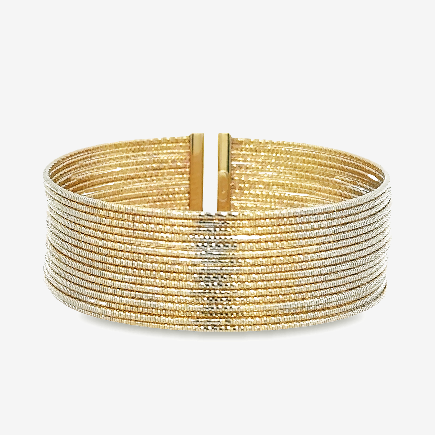 16 gold bangle cuff bracelet
