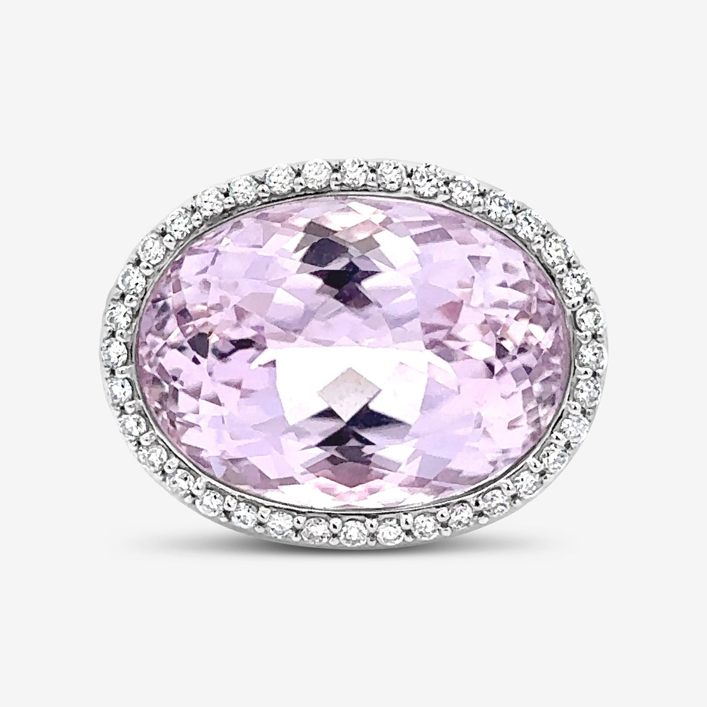 16.22ct Kunzite & Diamond Ring