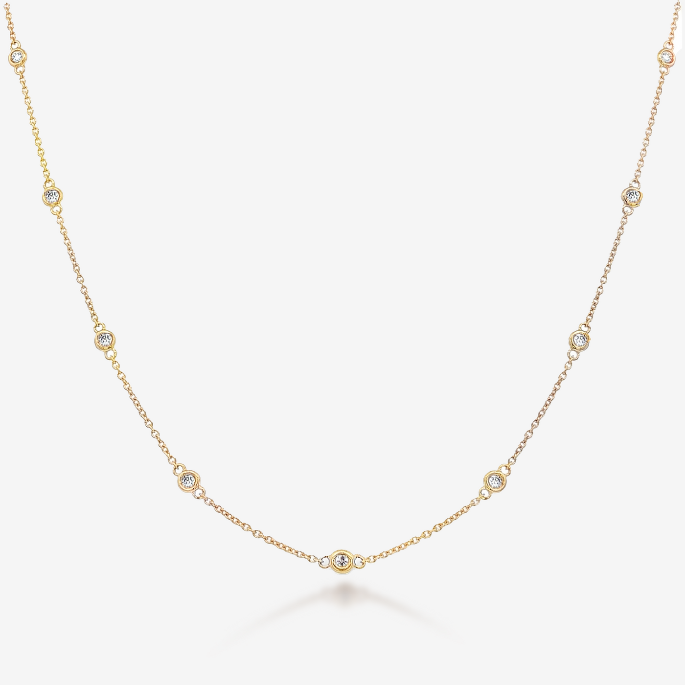 16 Diamonds By The Yard 0.30CT Necklace
