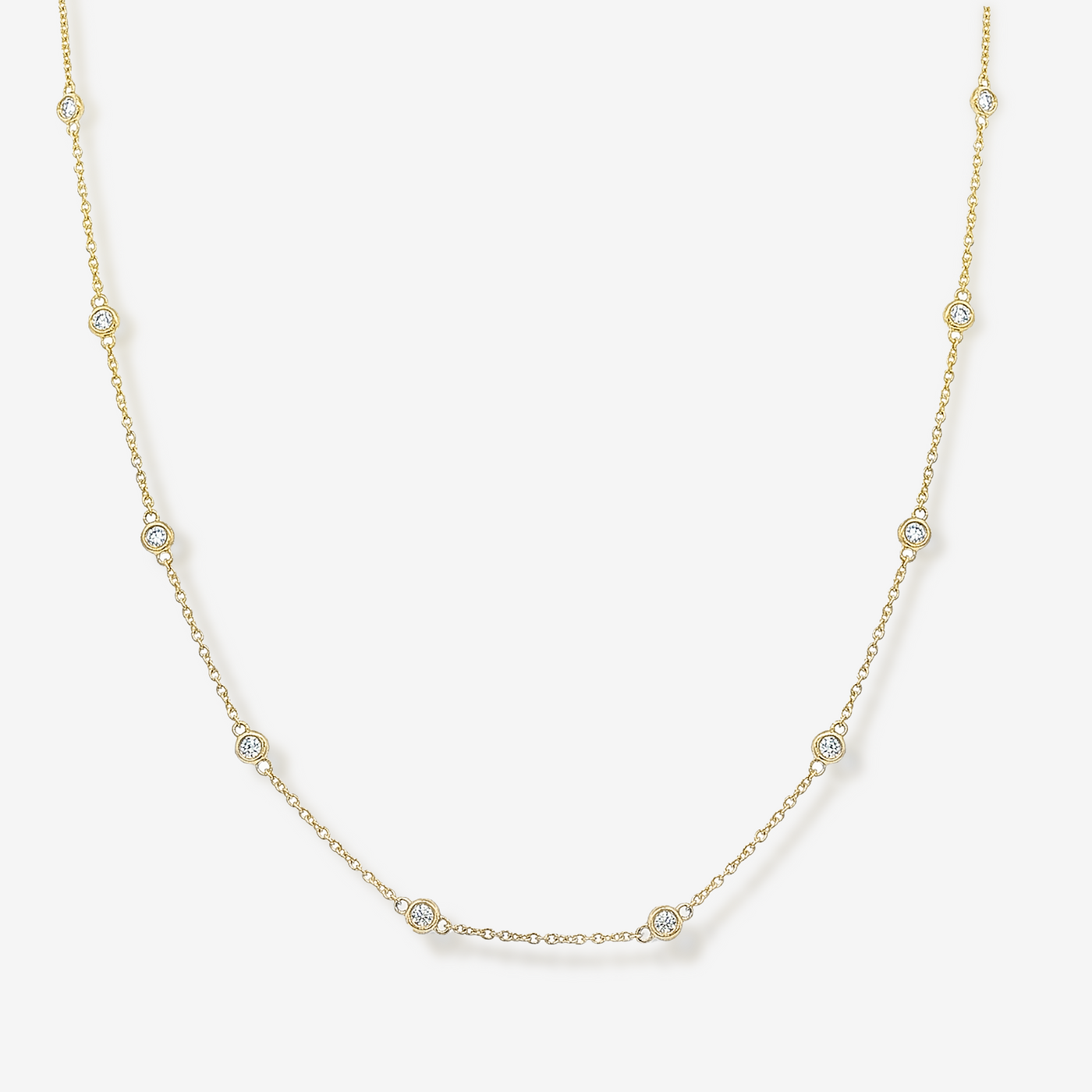 16 Diamonds By The Yard 0.45CT Necklace