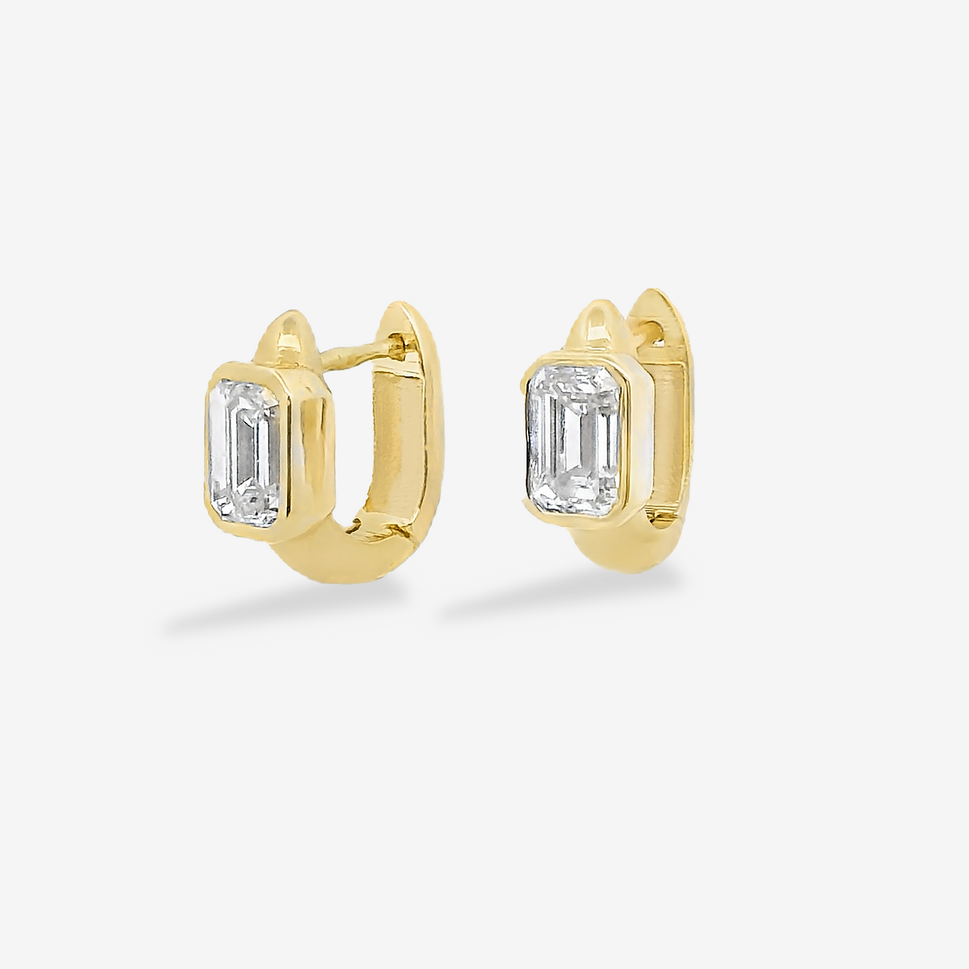 Lab Grown 1.50CT Emerald Cut Diamond Earring