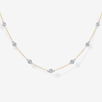18 Diamonds By The Yard 0.95CT Necklace