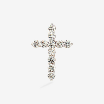 1 Inch 1.70CT Diamond Cross Pendant