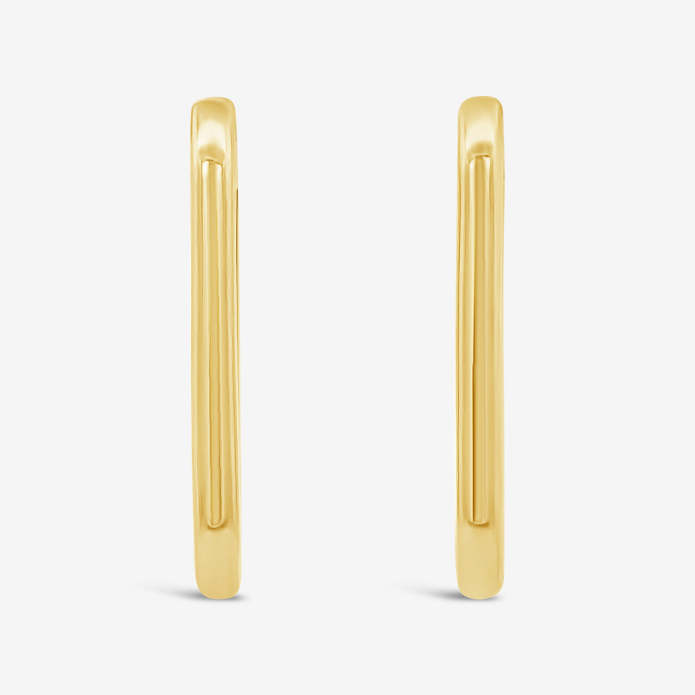 gold u hoop earrings