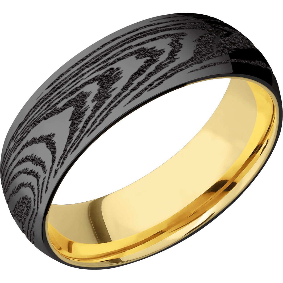 Lashbrook - Zirconium + Polish Finish + 14K Yellow Gold