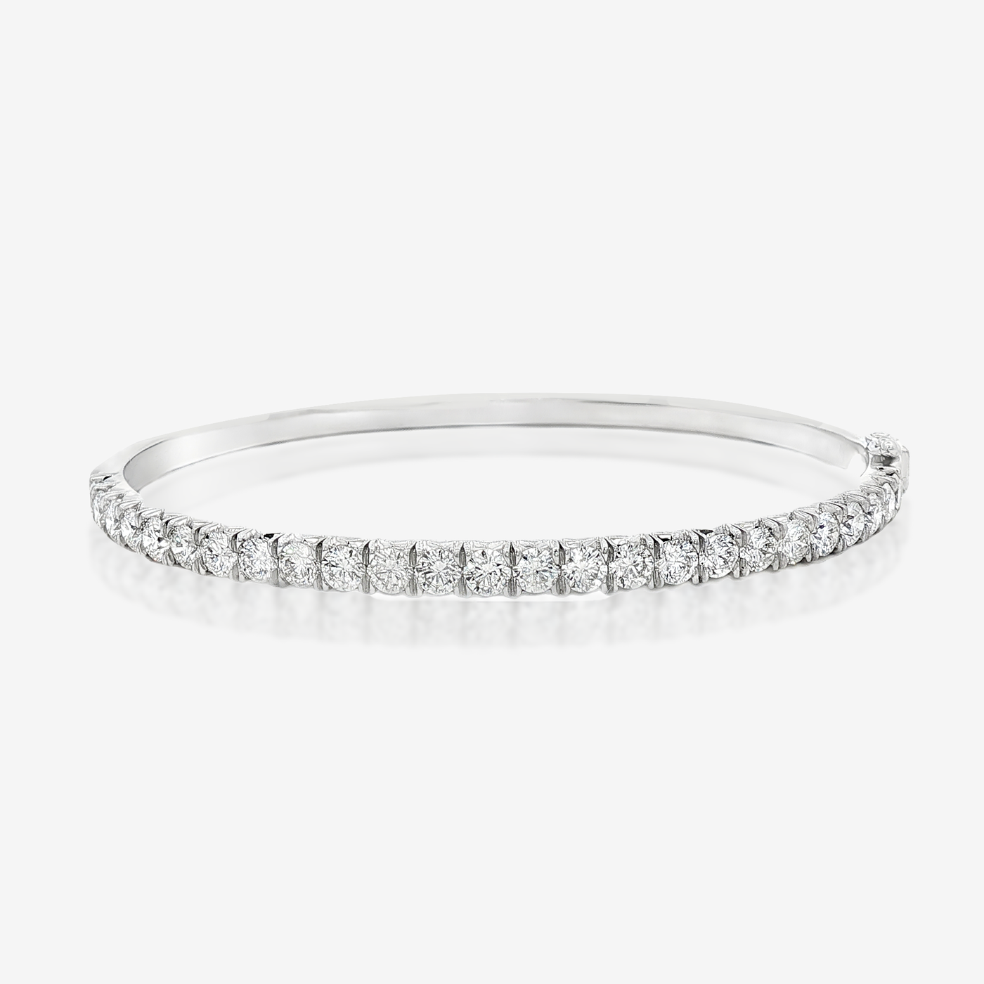 2.65CT Halfway 3MM Diamond Bangle Bracelet