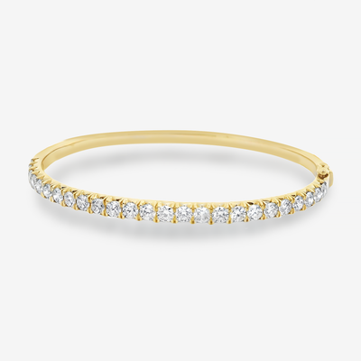 2.65CT Halfway 3MM Diamond Bangle Bracelet