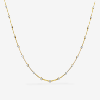 23 Diamond Bar By The Yard Necklace