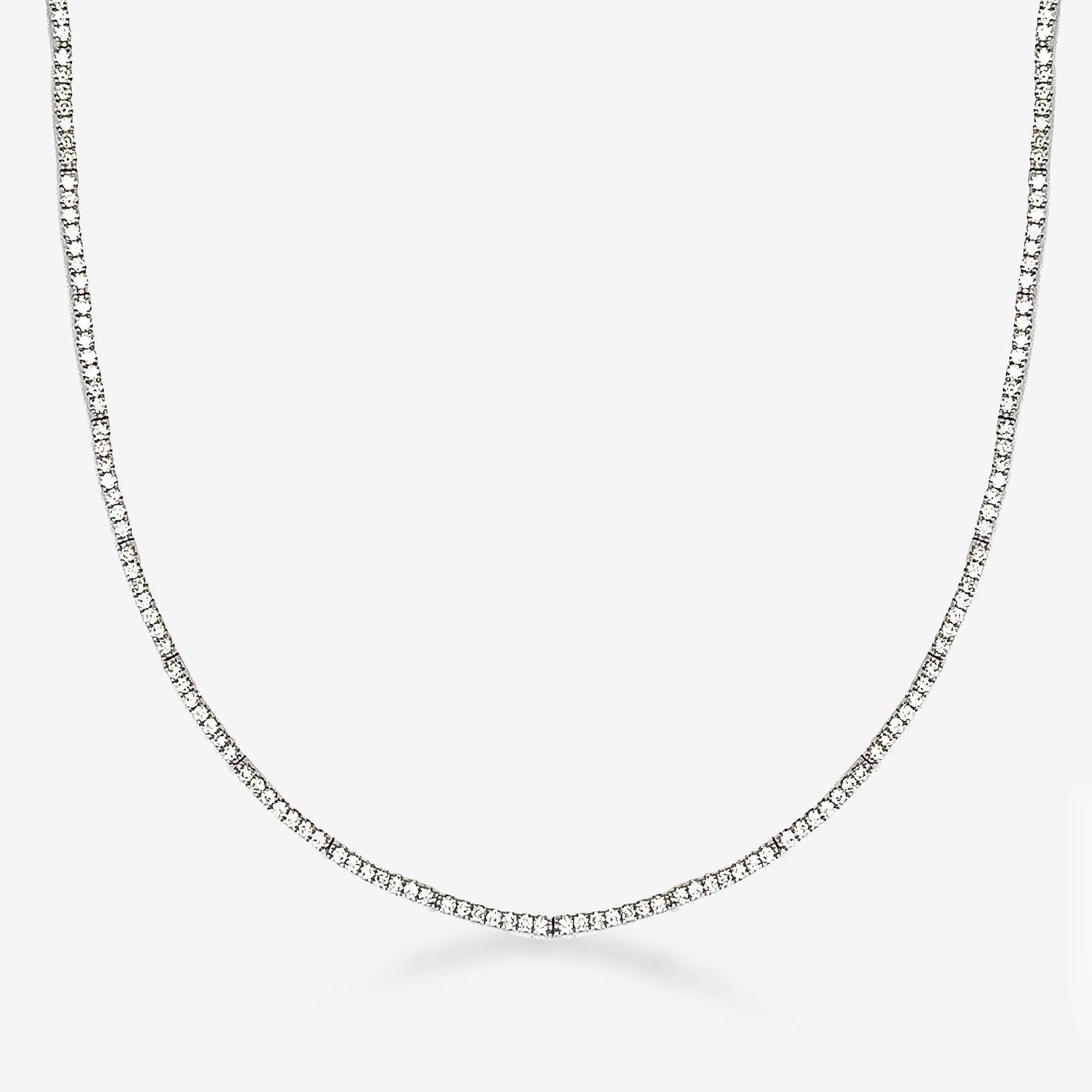 3.00CT Flex-Bar Diamond Tennis Necklace