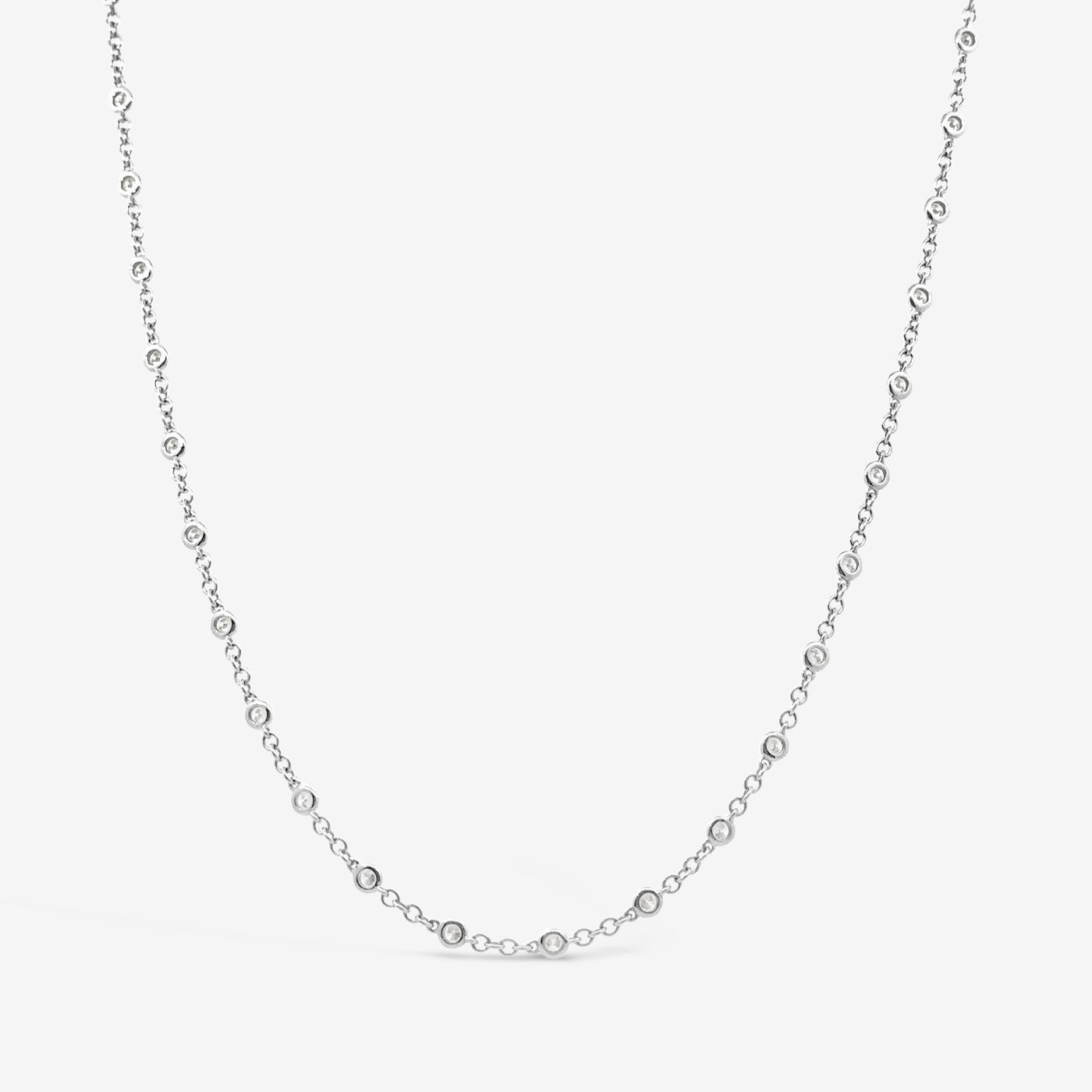 Diamond by the Yard 32 Stone Necklace