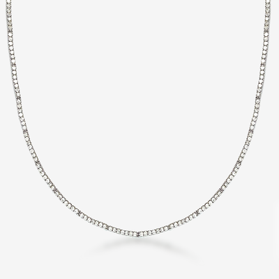 4.00CT Flex-Bar Diamond Tennis Necklace