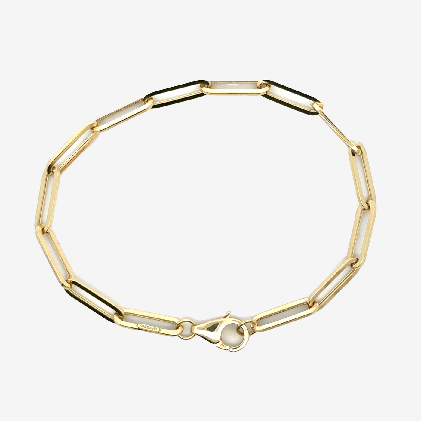 4.25MM Paperclip Link Bracelet