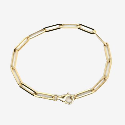 4.25MM Paperclip Link Bracelet