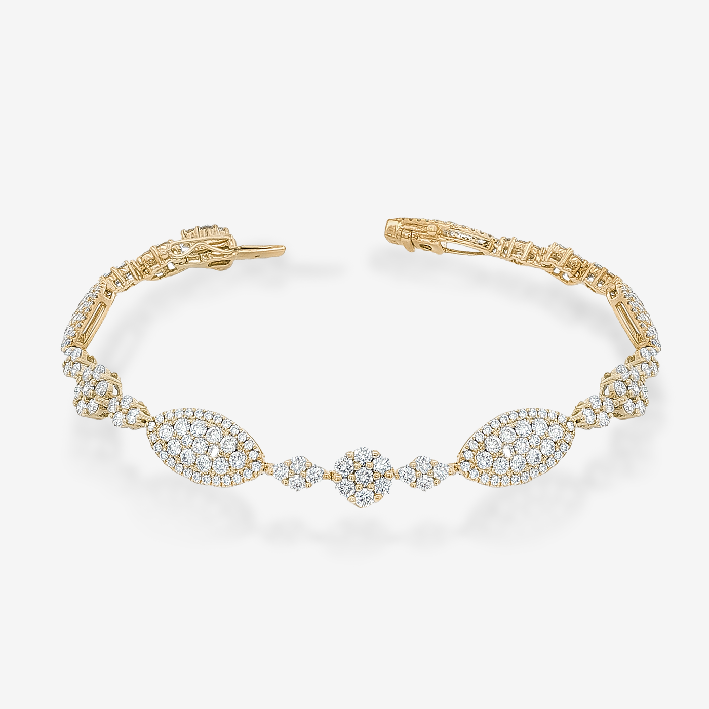 4.30CT Ornate Diamond Bracelet