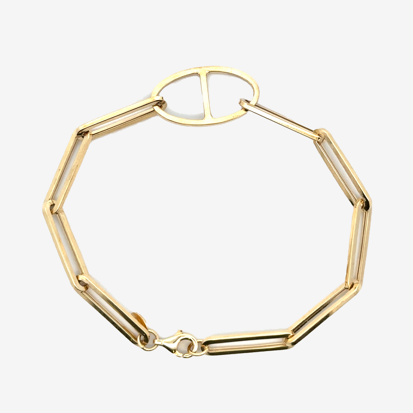 4.5MM Monaco Paperclip Link Bracelet