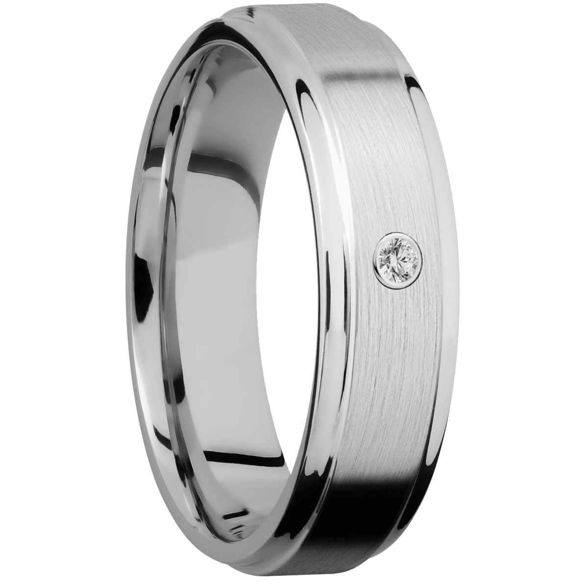 Lashbrook - 14K White Gold + Satin , Polish Finish