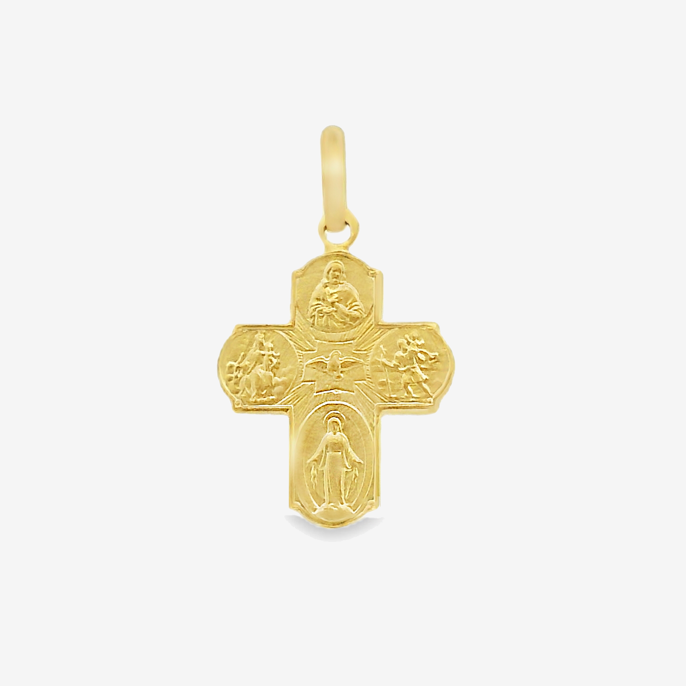 4 Way Saint 20x15MM Pendant
