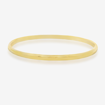 4mm Classic Forever Solid Gold Bangle