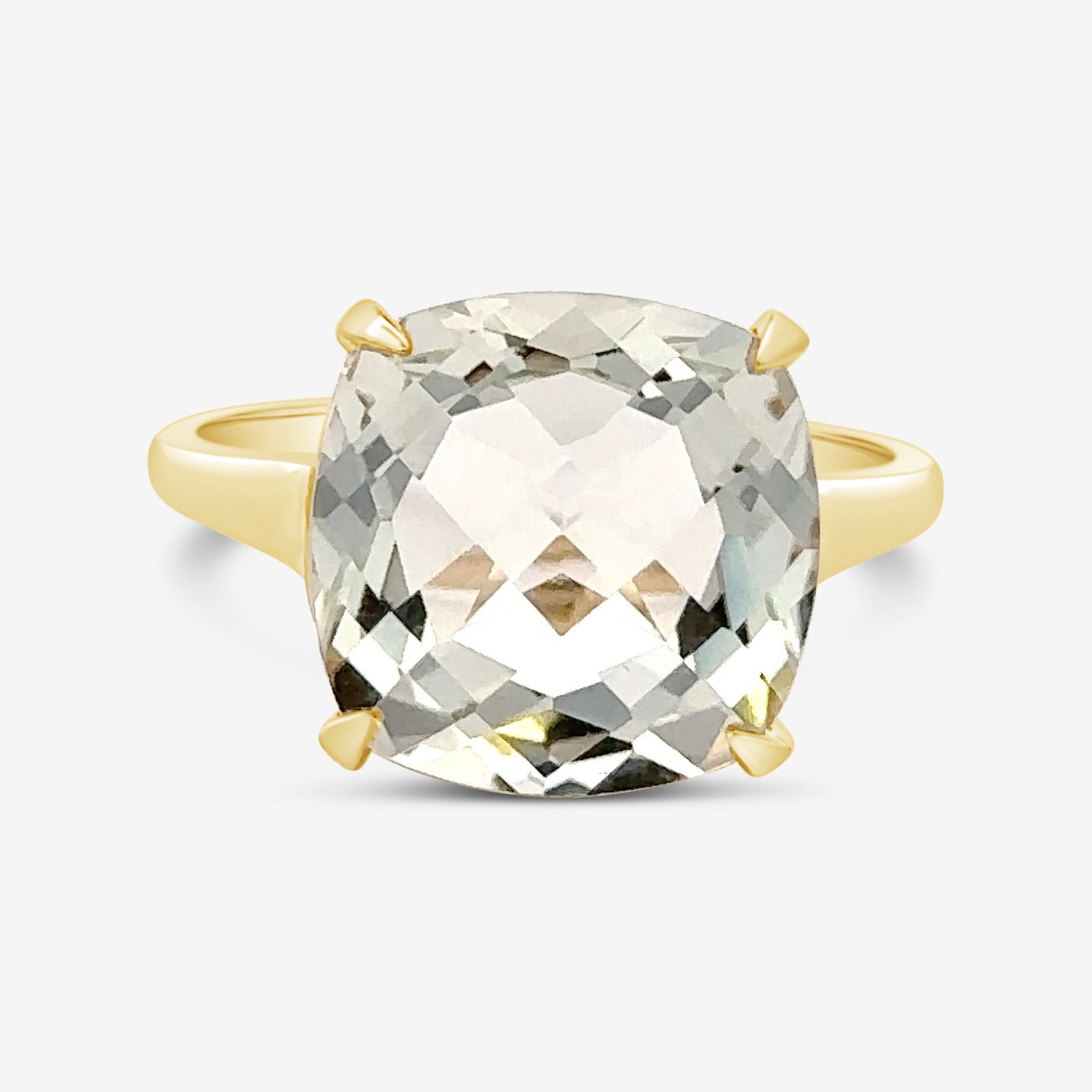 green amethyst ring