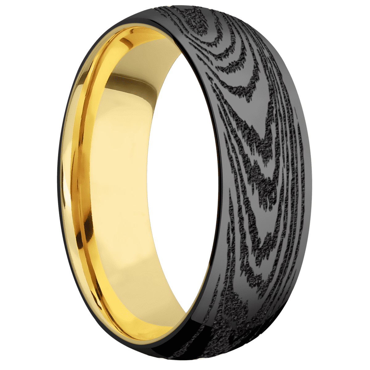 Lashbrook - Zirconium + Polish Finish + 14K Yellow Gold