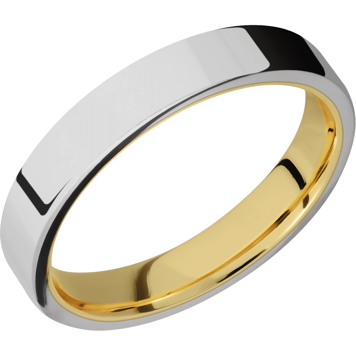 Lashbrook - 14K White Gold + Polish Finish + 10K Yellow Gold