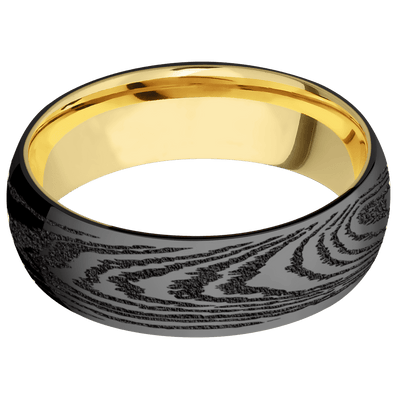 Lashbrook - Zirconium + Polish Finish + 14K Yellow Gold