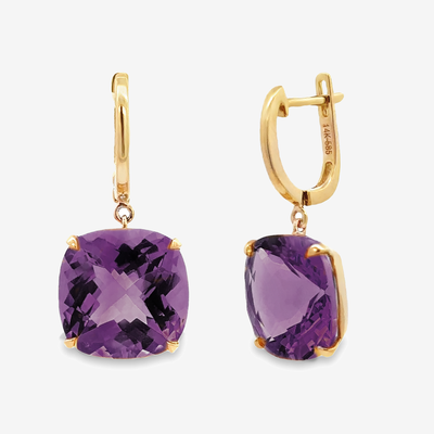 Amethyst Briolette Collection Earrings