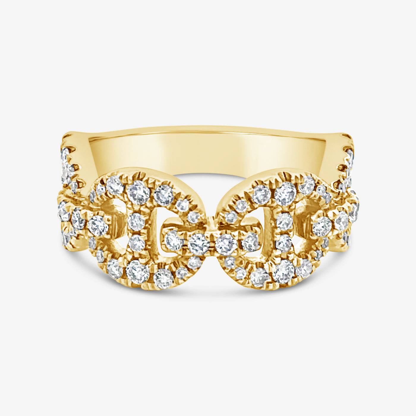 diamond anchor link ring