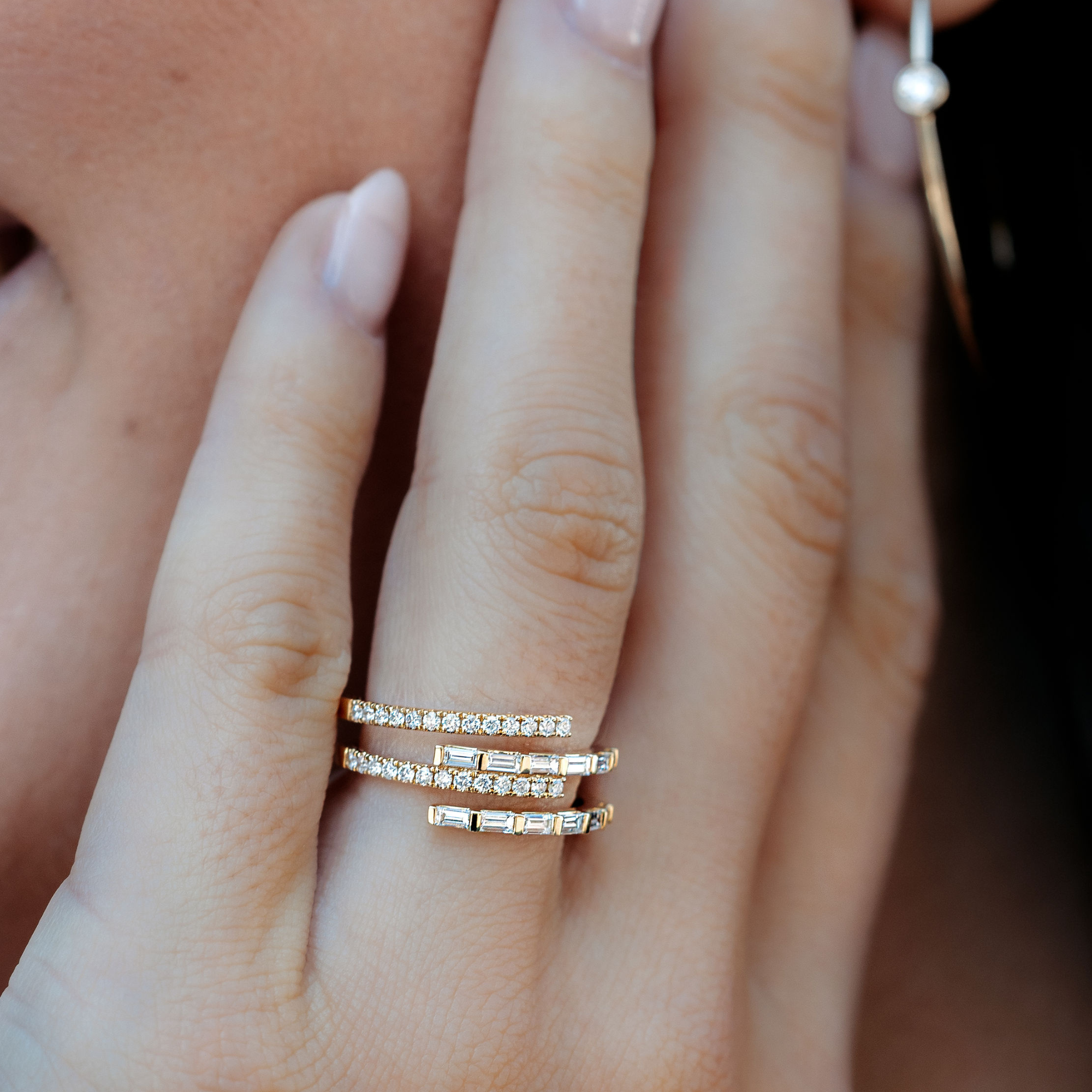 diamond wrap ring