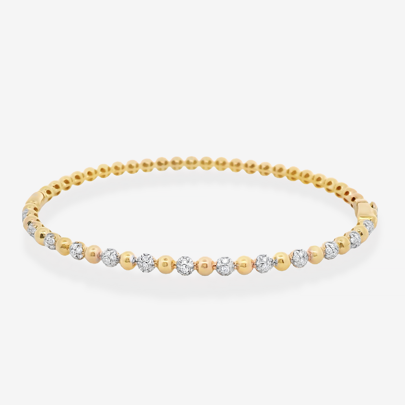 Bead It 0.50CT Diamond Small Bangle Bracelet